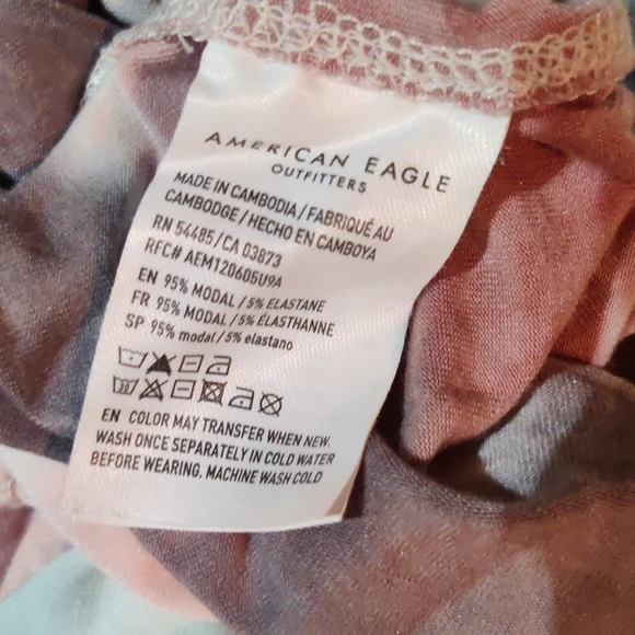 American Eagle Outfitters Soft and Sexy Tie Dye Tee - Picture 5 of 5